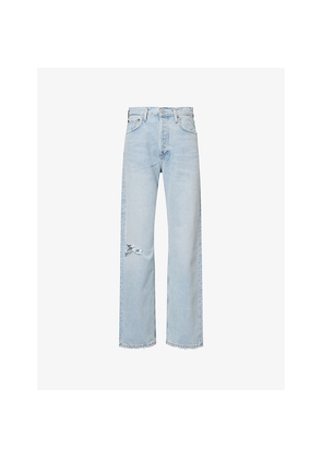 Womens Agolde Kelly Jean Straight-Leg Denim Jeans
