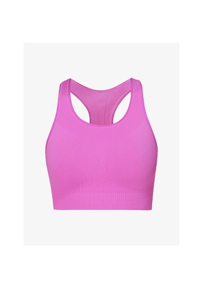 Womens Sweaty Betty Stamina Seamless Stretch-Woven Sports Bra