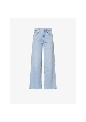 Womens Agolde Ren Wide-Leg Denim Jeans