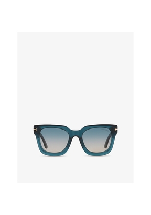 Womens Tom Ford Tr001843 Leigh Square-Frame Acetate Sunglasses