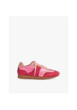Womens LK Bennett Sport Suede and Textile Low-Top Trainers
