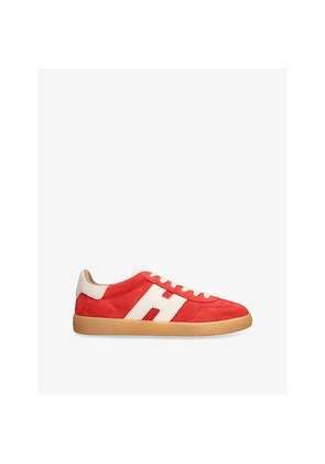 Womens Hogan Cool Suede Low-Top Trainers