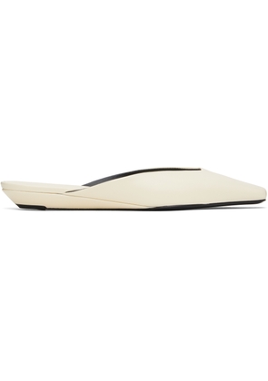 Loulou de Saison White Liz Mules