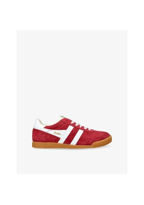 Womens Gola Elan Suede Low-Top Trainers
