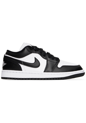 Nike Jordan White & Black Air Jordan 1 Low Sneakers
