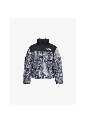 Mens The North Face 1996 Retro Nuptse High-Neck Shell-Down Jacket