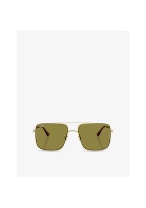 Ray-Ban Rb3758 Ari Square-Frame Metal Sunglasses