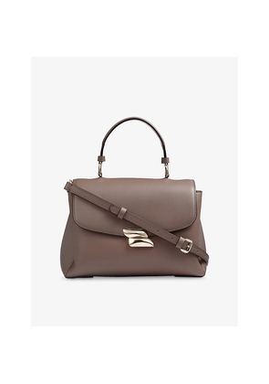 Womens LK Bennett Darcie Leather Top-Handle Bag