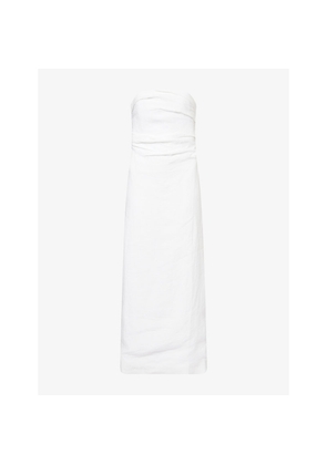 Womens Tove Sabella Strapless Linen Maxi Dress
