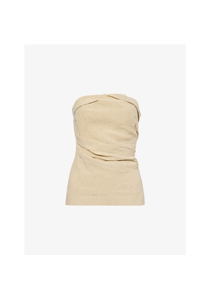 Womens Tove Izel Bandeau Linen Top