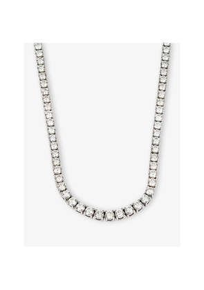 Womens The Diamond Lab Tennis 18ct White-Gold and 3ct Brilliant-Cut Lab-Grown Diamond Tennis Bracelet