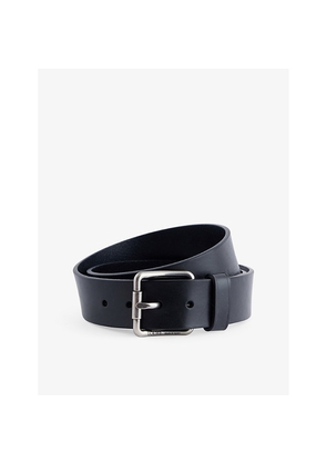 Mens Loewe Roller Curve Branded Leather Belt