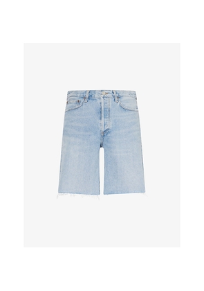 Mens Agolde Anson Mid-Rise Denim Shorts