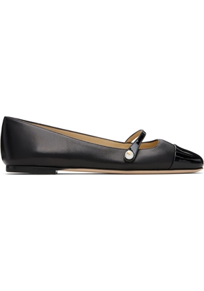 Jimmy Choo Black Elisa Ballerina Flats