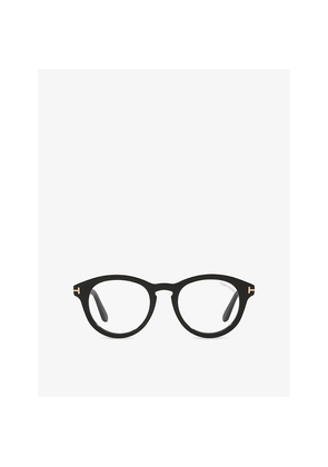 Tom Ford Tr001853 Round-Frame Acetate Optical Glasses
