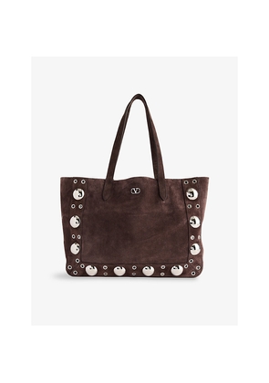 Womens Valentino Garavani Nellcôte Suede Tote Bag