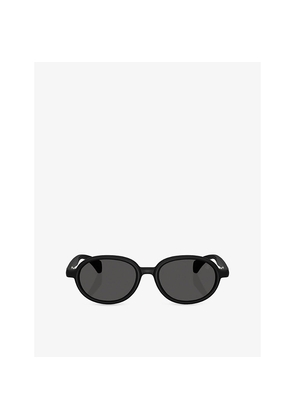Moncler Me8006 Caprice Oval-Frame Injected Sunglasses