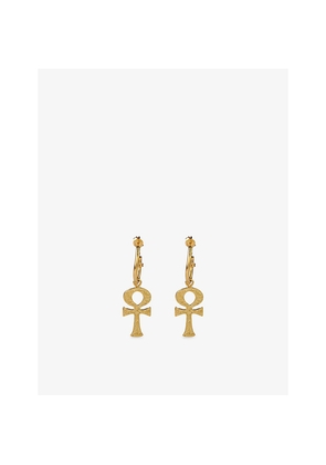 Womens La Maison Couture Ece London The Ankh 22ct Yellow Gold Vermeil Earrings