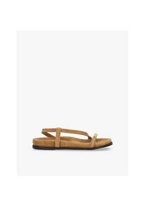 Womens Dune Lyn Suede Sandals