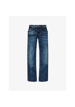 Mens Diesel D 1985 Larkee Straight-Leg Denim Jeans