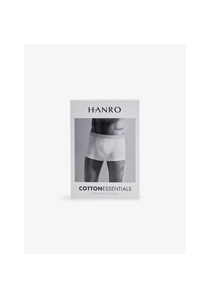 Mens Hanro Essentials Pack Of Two Cotton-Jersey Boxers