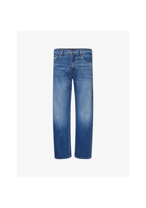 Mens 7 For All Mankind Modern Straight-Leg Stretch-Denim Jeans