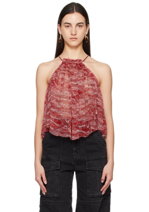 Isabel Marant Etoile Red Akila Camisole