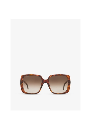 Gucci Gc001665 Rectangle-Frame Injected Sunglasses