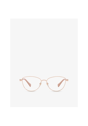 Womens Gucci Gc002218 Cat-Eye Metal Optical Glasses