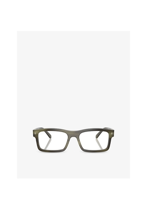 Ray-Ban Rx5435 Rectangle-Frame Acetate Optical Glasses