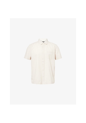 Mens Paige Desoto Patch-Pocket Cotton Shirt
