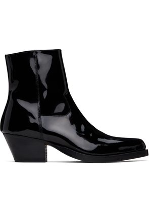 Ernest W. Baker Black Western Boots