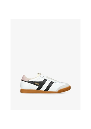 Womens Gola Elan Leather Low-Top Trainers