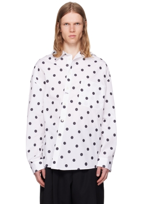 JACQUEMUS White & Black La Croisière 'The Cuadro' Shirt