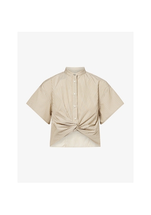 Womens Rag & Bone Gretchen Striped Cotton Top