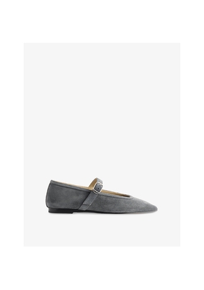 Womens Le Monde Beryl Ballet Mary Jane Leather Flats