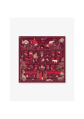 Womens Cartier Precious Address Silk-Twill Scarf