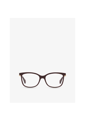 Womens Cartier ct0493O Square-Frame Acetate Optical Glasses
