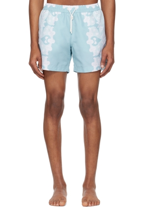 COMMAS Blue Paradise Floral Classic Swim Shorts