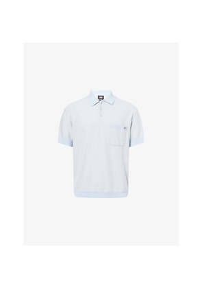 Mens Dickies Rocky Short-Sleeve Cotton Knitted Polo Shirt