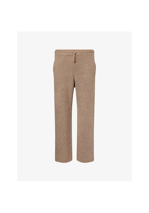 Mens The Couture Club Bouclé Straight-Leg Knitted Jogging Bottoms