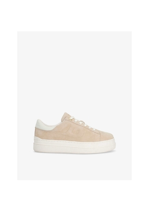 Womens Dune Eden Suede Low-Top Trainers