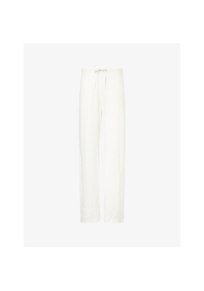 Womens Polo Ralph Lauren Sequin-Embellished Wide-Leg Stretch-Woven Trousers