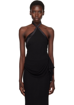 AARON ESH Black Halter Top