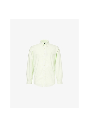 Mens Polo Ralph Lauren Embroidered-Logo Custom-Fit Cotton Shirt
