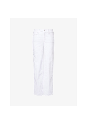 Womens Paige Sasha High-Rise Wide-Leg Denim Jeans