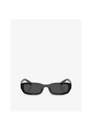Prada Pr B06S Rectangle-Frame Acetate Sunglasses