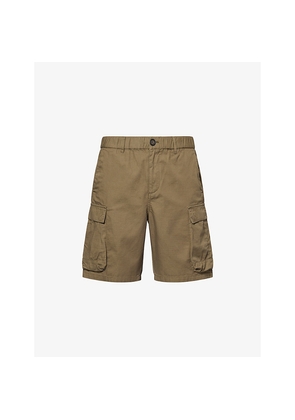 Mens Barbour Westmorland Patch-Pocket Cotton Shorts