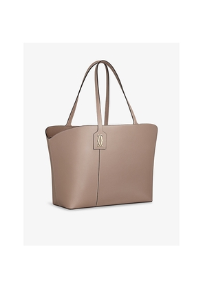 Womens C De Cartier Leather Tote Bag