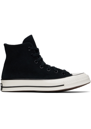 Converse Black Chuck 70 Heritage Suede Sneakers